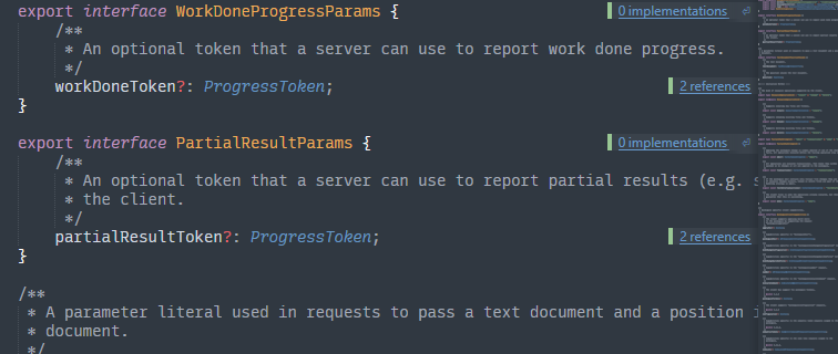 Code lenses as annotations